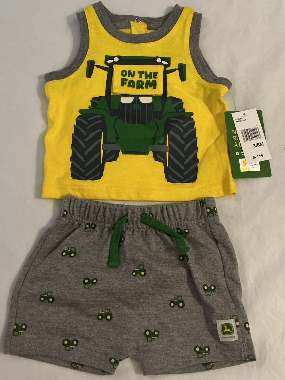 NWT John Deere outfit 3-6m